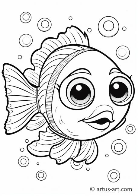 Clownfish Coloring Page